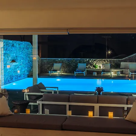 Mando Pool W Sea Views - Five Bedrooms Villa Plage de Super Paradise