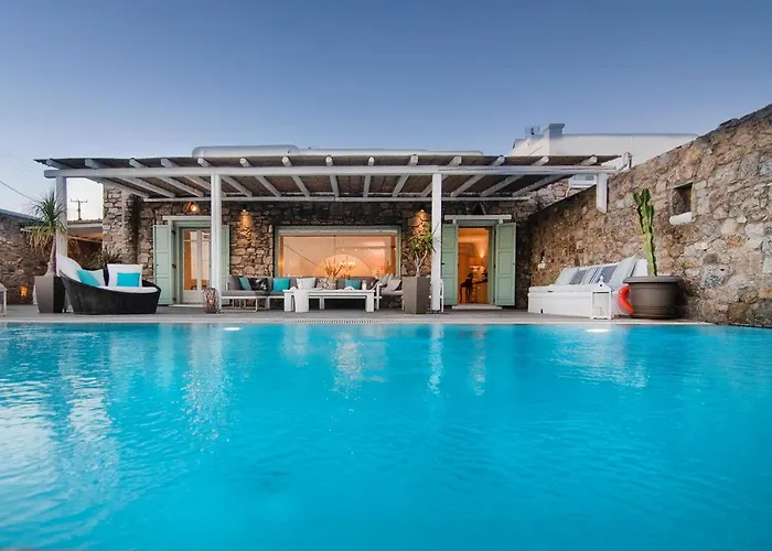 Mando Pool Villas W Sea Views - Five Bedrooms * Super Paradise Beach (Mykonos)