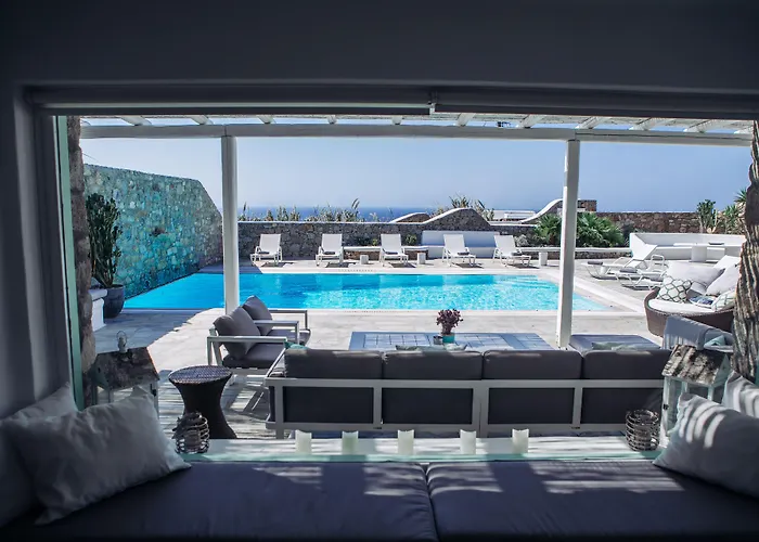 Mando Pool Villas W Sea Views - Five Bedrooms * Super Paradise Beach (Mykonos)