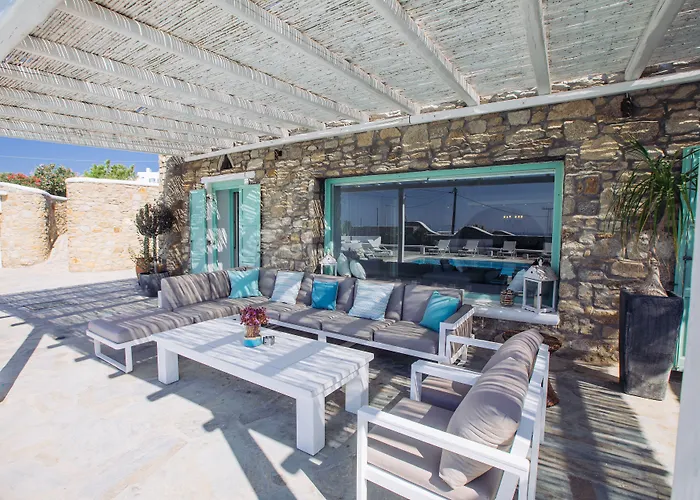 Mando Pool Villas W Sea Views - Five Bedrooms Villa Super Paradise Beach (Mykonos)