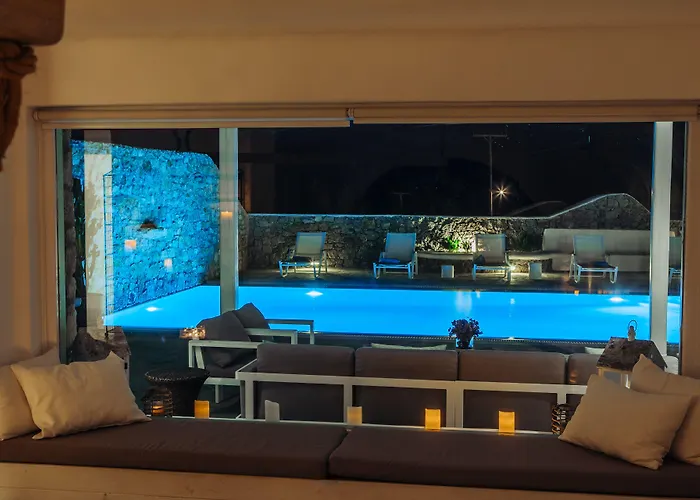 Mando Pool Villas W Sea Views - Five Bedrooms Villa Super Paradise Beach (Mykonos)
