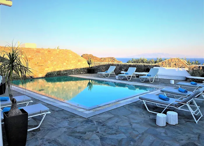 Mando Pool Villas W Sea Views - Five Bedrooms * Super Paradise Beach (Mykonos)